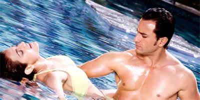 Amisha Patel and Saif Ali Khan in Thoda Pyar Thoda Magic