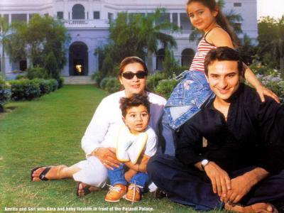 saif ali khan wife+saif ali khan children 