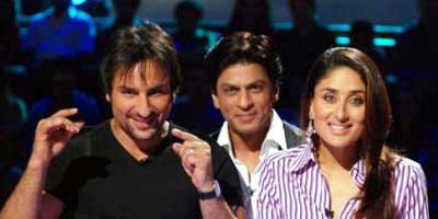 Saif & Kareena with Shahrukh