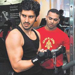 Sameer Dattani in gym